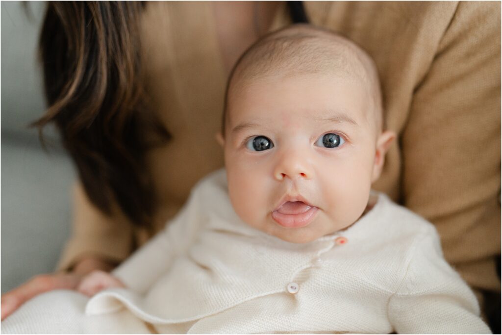 Baby in whitefish bay wisconsin during a newborn session with Abby Park Photography