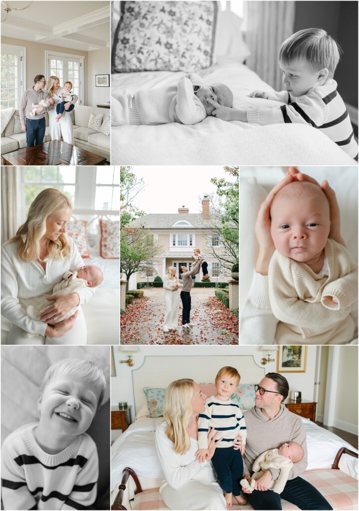 Milwaukee newborn photographer custom photo album images