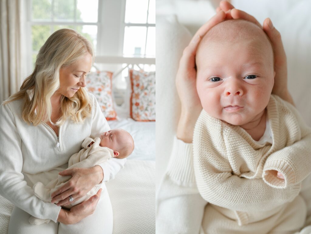 Newborn session in Fox Point, Wisconsin with Abby Park Photography